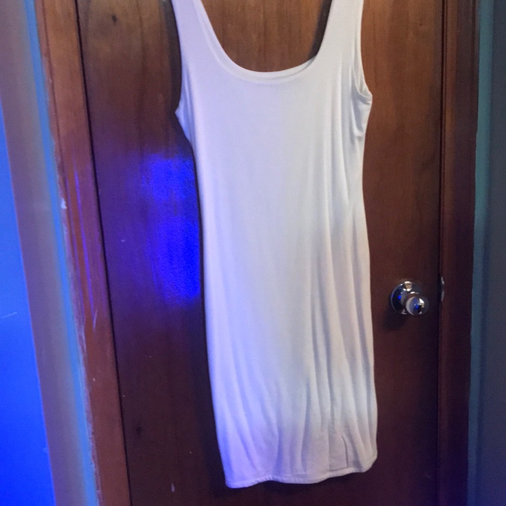 Naked Wardrobe. White mini dress. Size small.